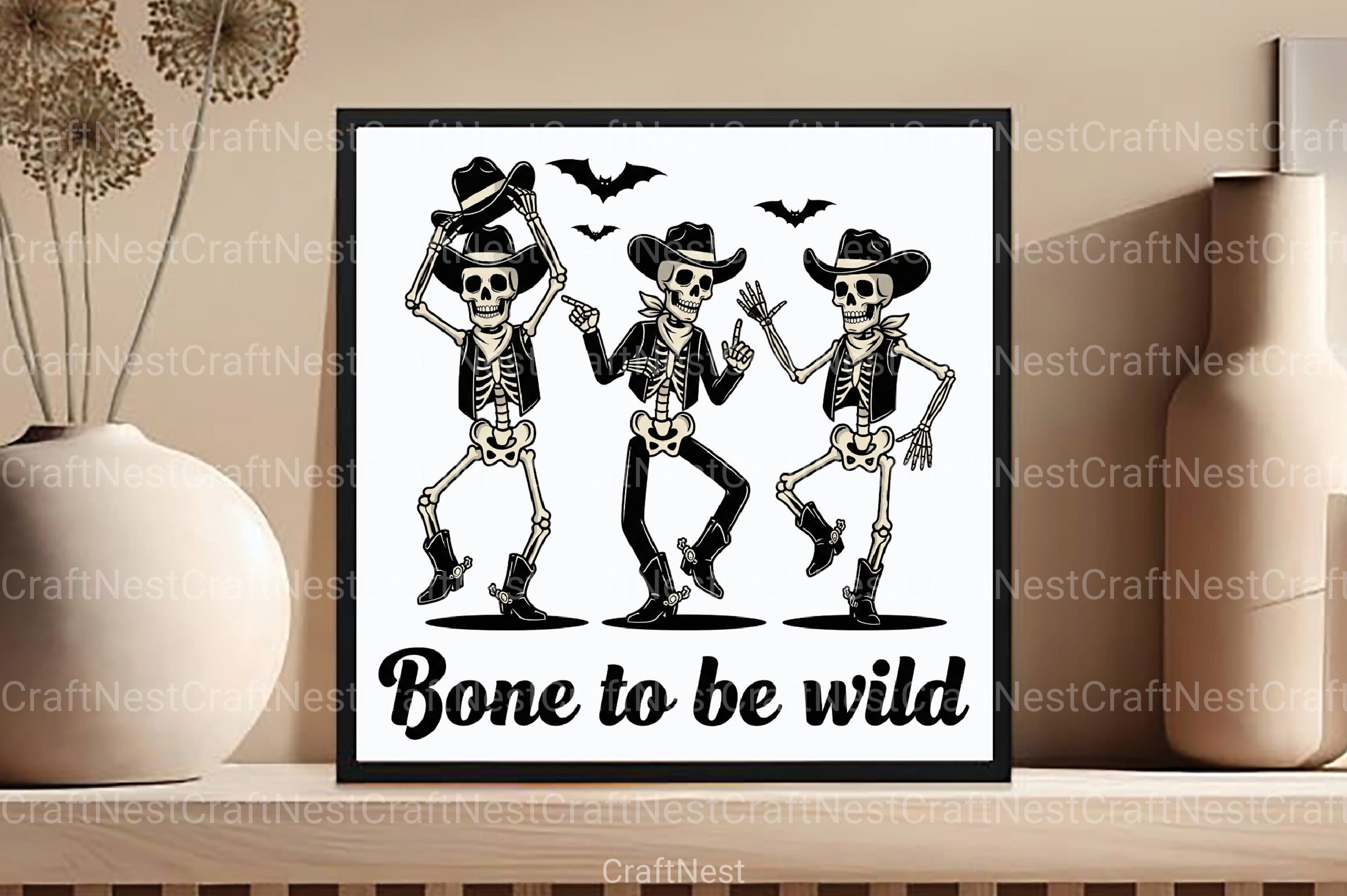 Halloween Cowboy Skeleton Dancing Clipart Bundle - CraftNest - Digital Crafting and Art