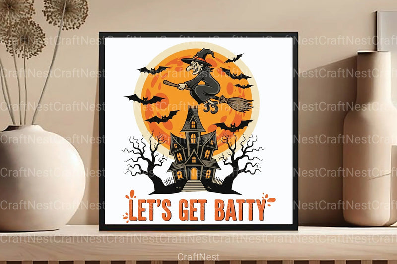 Flying Bats Clipart Bundle: Let's Get Batty - CraftNest - Digital Crafting and Art