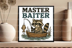 Master Baiter Funny Fishing Clipart Bundle - CraftNest - Digital Crafting and Art