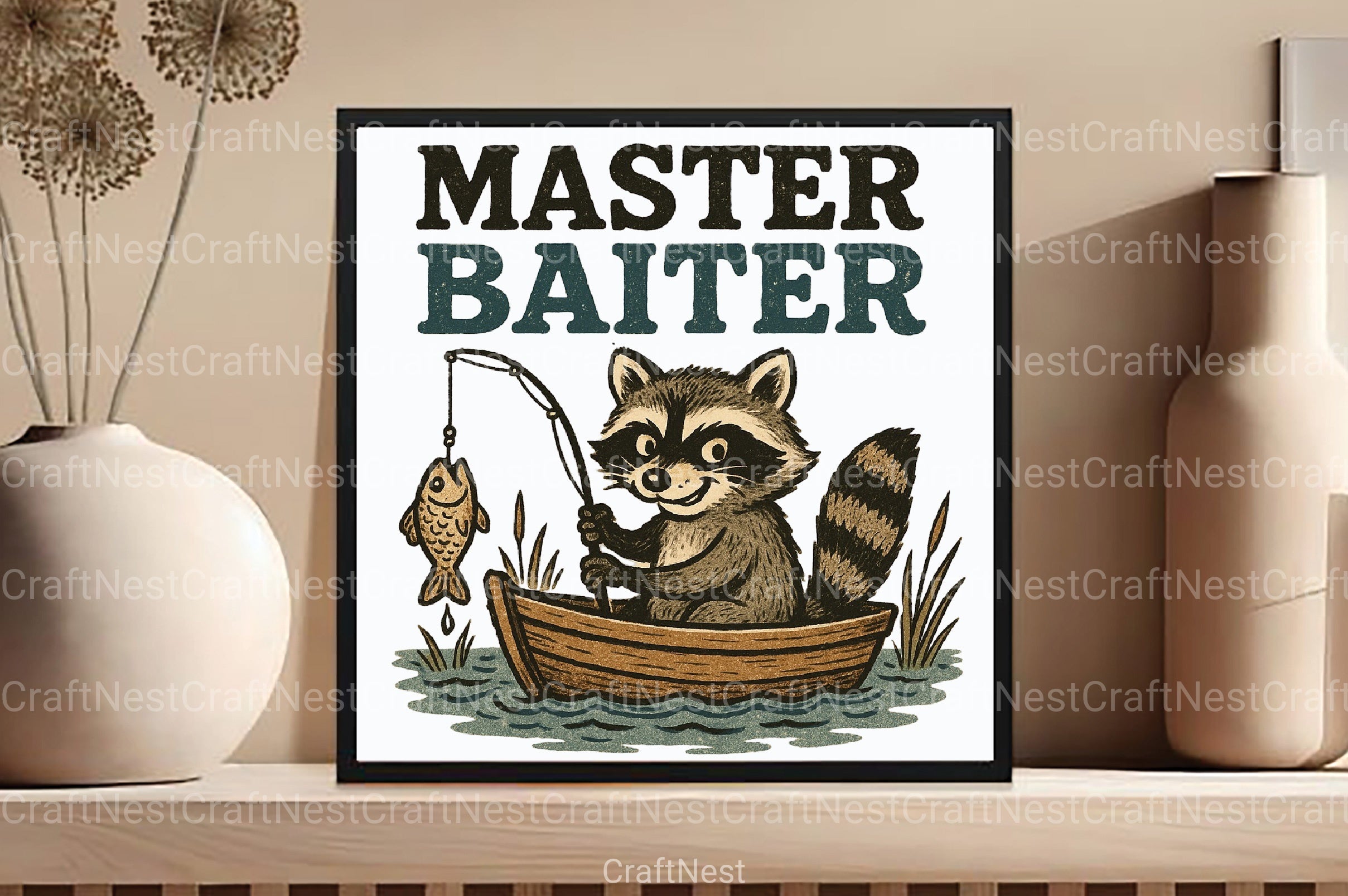 Master Baiter Funny Fishing Clipart Bundle - CraftNest - Digital Crafting and Art