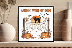 Hangin’ With My Boos: Cute Boo Clipart Bundle - CraftNest - Digital Crafting and Art