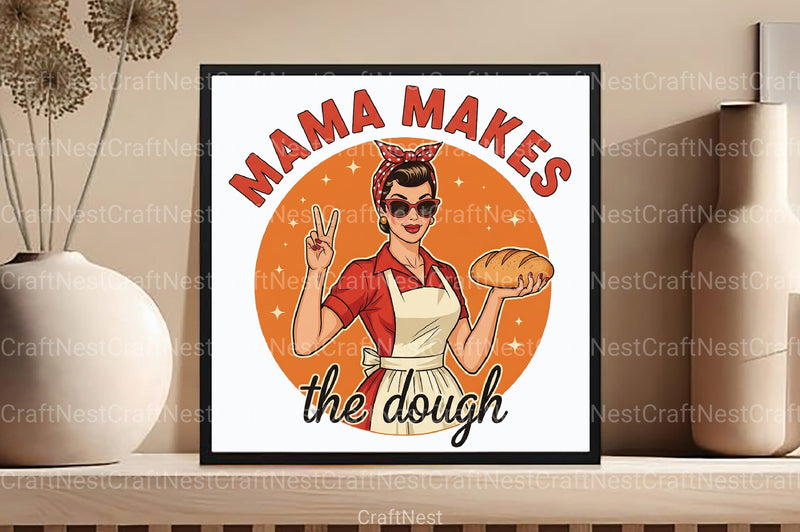 Funny Sourdough Mama Clipart Bundle - CraftNest - Digital Crafting and Art