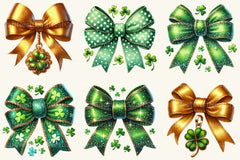 St Patrick's Bow Clipart Bundle - CraftNest - Digital Crafting and Art