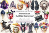 Gothic Summer Clipart Bundle 3