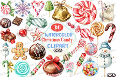 Christmas Candy Clipart Bundle - CraftNest - Digital Crafting and Art