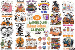 Funny Halloween Clipart Bundle 13 - CraftNest - Digital Crafting and Art