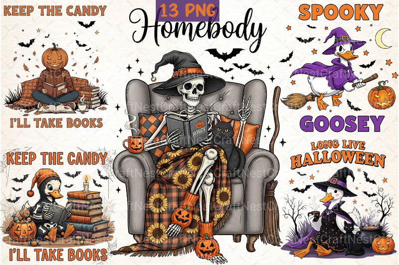 Halloween Vintage Clipart Bundle - CraftNest - Digital Crafting and Art