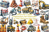 Construction Site Clipart Bundle