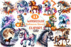 Halloween Horses Clipart Bundle 2
