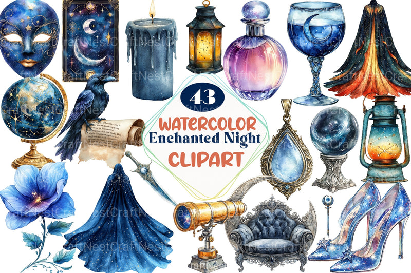Enchanted Night Court Clipart Bundle - CraftNest - Digital Crafting and Art