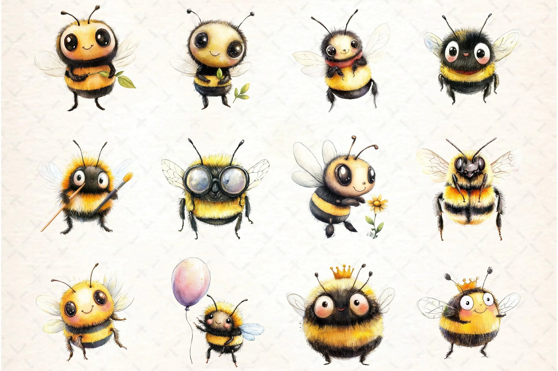 Bumblebee Clipart Bundle - CraftNest - Digital Crafting and Art