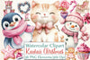 Kawaii Coquette Christmas Clipart Bundle