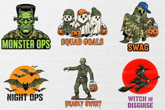 Camouflage Halloween Clipart Bundle - CraftNest - Digital Crafting and Art