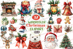 Christmas Clipart Bundle Set - CraftNest - Digital Crafting and Art