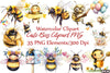 Cute Bees Clipart Bundle 16