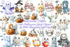 Cute Halloween Ghost Clipart Bundle