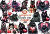 Black Cat Clipart Bundle 99