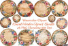 Round Wooden Clipart Bundle