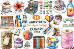 Crafting Clipart Bundle for Creative Projects - CraftNest - Digital Crafting and Art