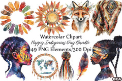 Happy Indigenous Day T-Shirt Design Bundle - CraftNest - Digital Crafting and Art