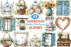 Summer Shabby Chic Decor Clipart Bundle