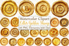 Seal Wax Letter Golden Stamp Clipart Bundle