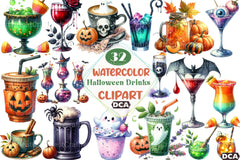 Halloween Drinks Clipart Bundle - CraftNest - Digital Crafting and Art