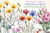 Wild Flowers Clipart Bundle