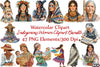 Indigenous Women Clipart Bundle