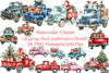 Christmas Truck Clipart Bundle 99