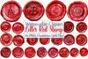 Seal Wax Letter Red Stamp Clipart Bundle