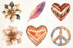 Boho Tribal Elements Clipart Bundle 4 - CraftNest - Digital Crafting and Art