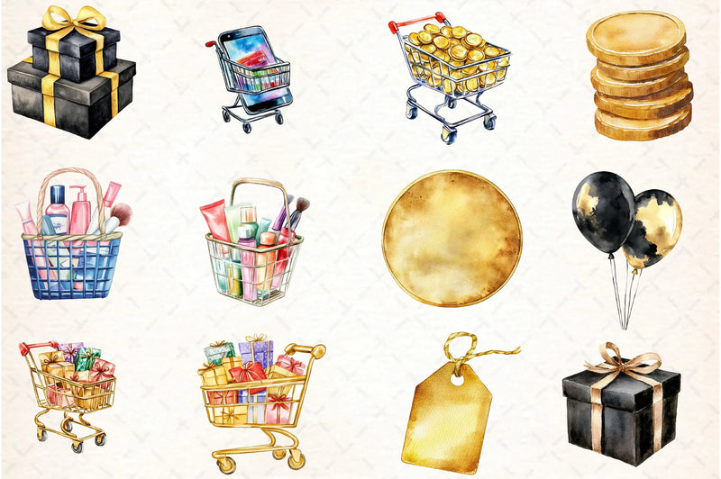 Black Friday Clipart Bundle - CraftNest - Digital Crafting and Art