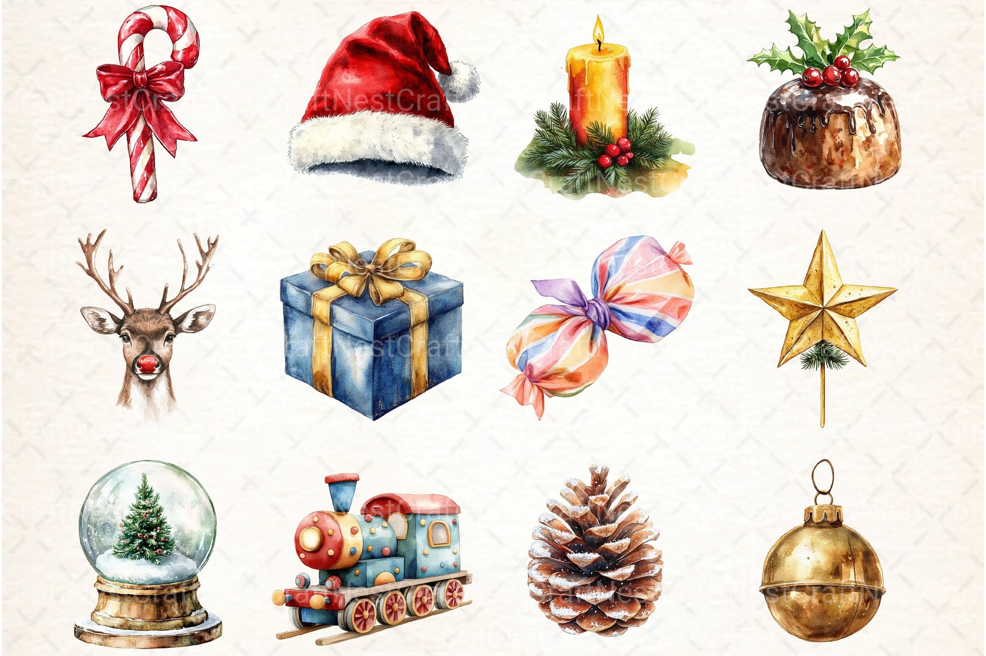 Christmas Clipart Bundle 9 - CraftNest - Digital Crafting and Art