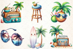 Summer Clipart Bundle 87 - CraftNest - Digital Crafting and Art