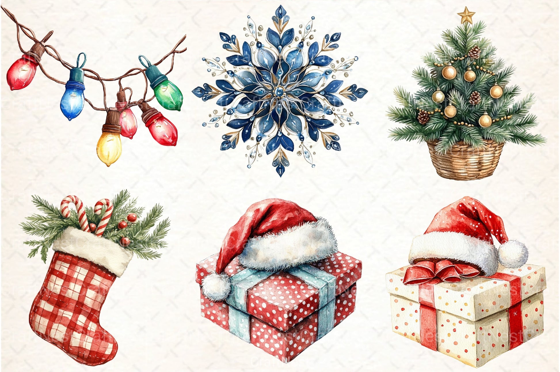 Christmas Decor Clipart Bundle - CraftNest - Digital Crafting and Art