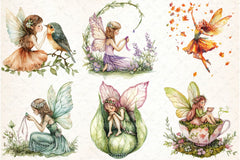 Garden Fairy Clipart Bundle - CraftNest - Digital Crafting and Art