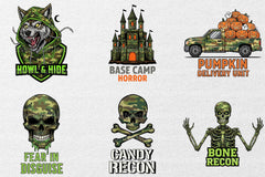 Camouflage Halloween Clipart Bundle - CraftNest - Digital Crafting and Art