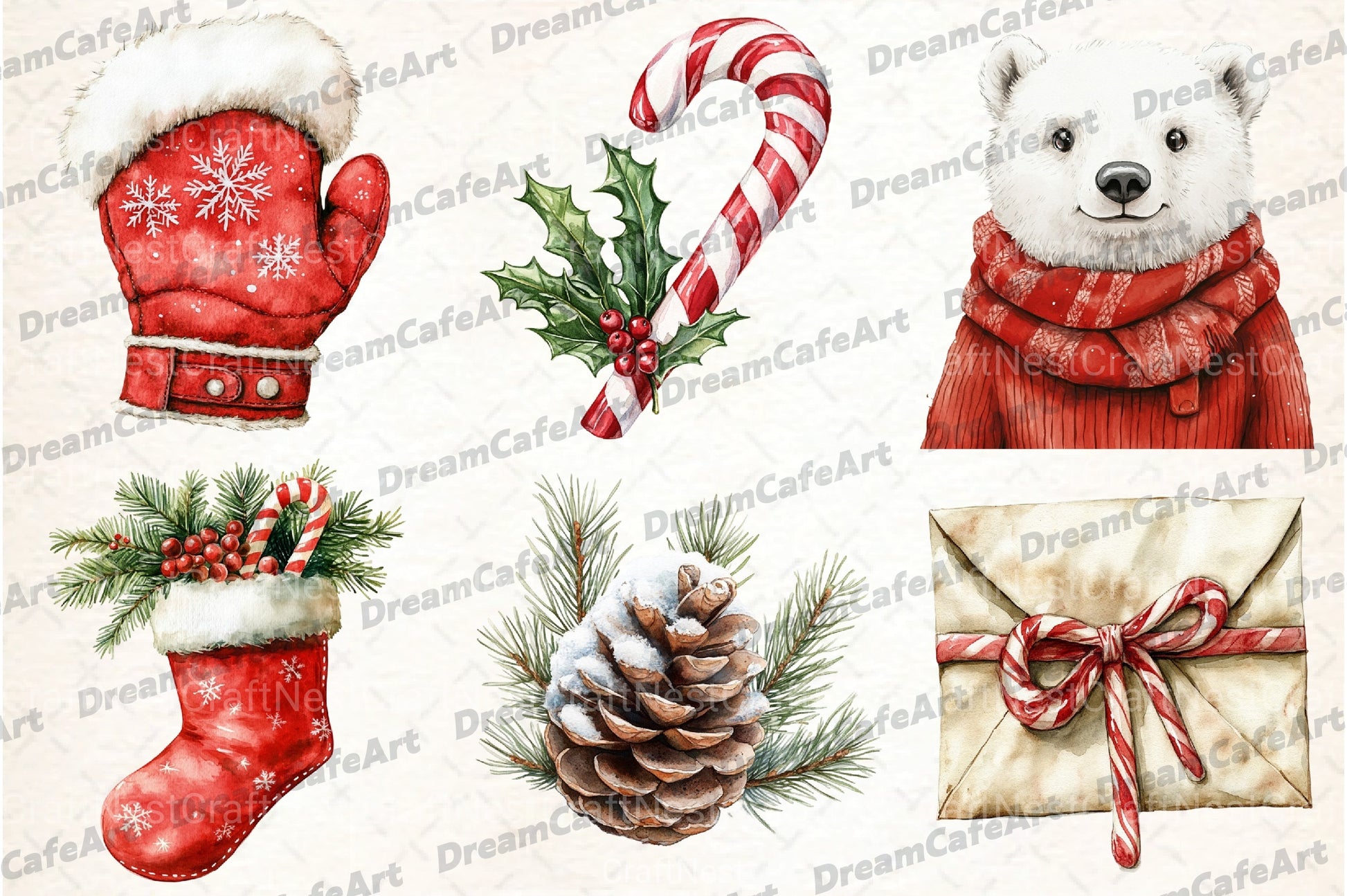 Christmas Clipart Bundle Set - CraftNest - Digital Crafting and Art