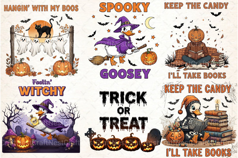 Halloween Vintage Clipart Bundle - CraftNest - Digital Crafting and Art