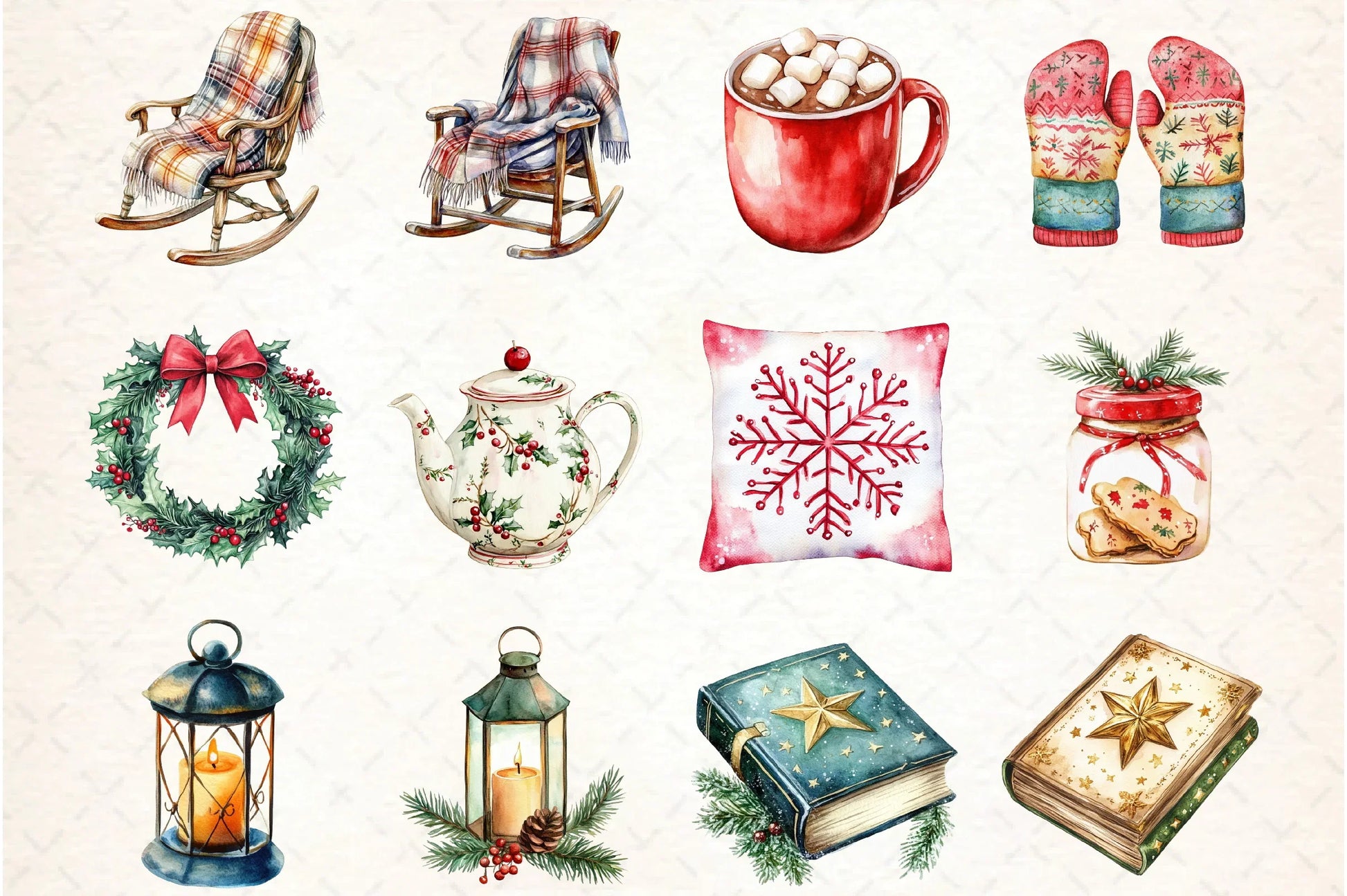 Comfort Christmas Clipart Bundle - CraftNest - Digital Crafting and Art