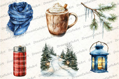 Chilly Christmas Day Clipart Bundle - CraftNest - Digital Crafting and Art
