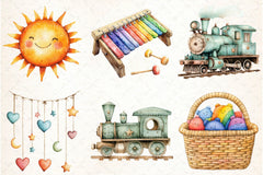 Playroom Decor Clipart Bundle - CraftNest - Digital Crafting and Art