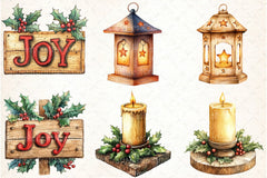 Woodland Christmas Clipart Bundle - CraftNest - Digital Crafting and Art