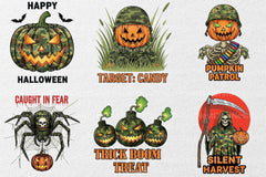 Camouflage Halloween Clipart Bundle - CraftNest - Digital Crafting and Art