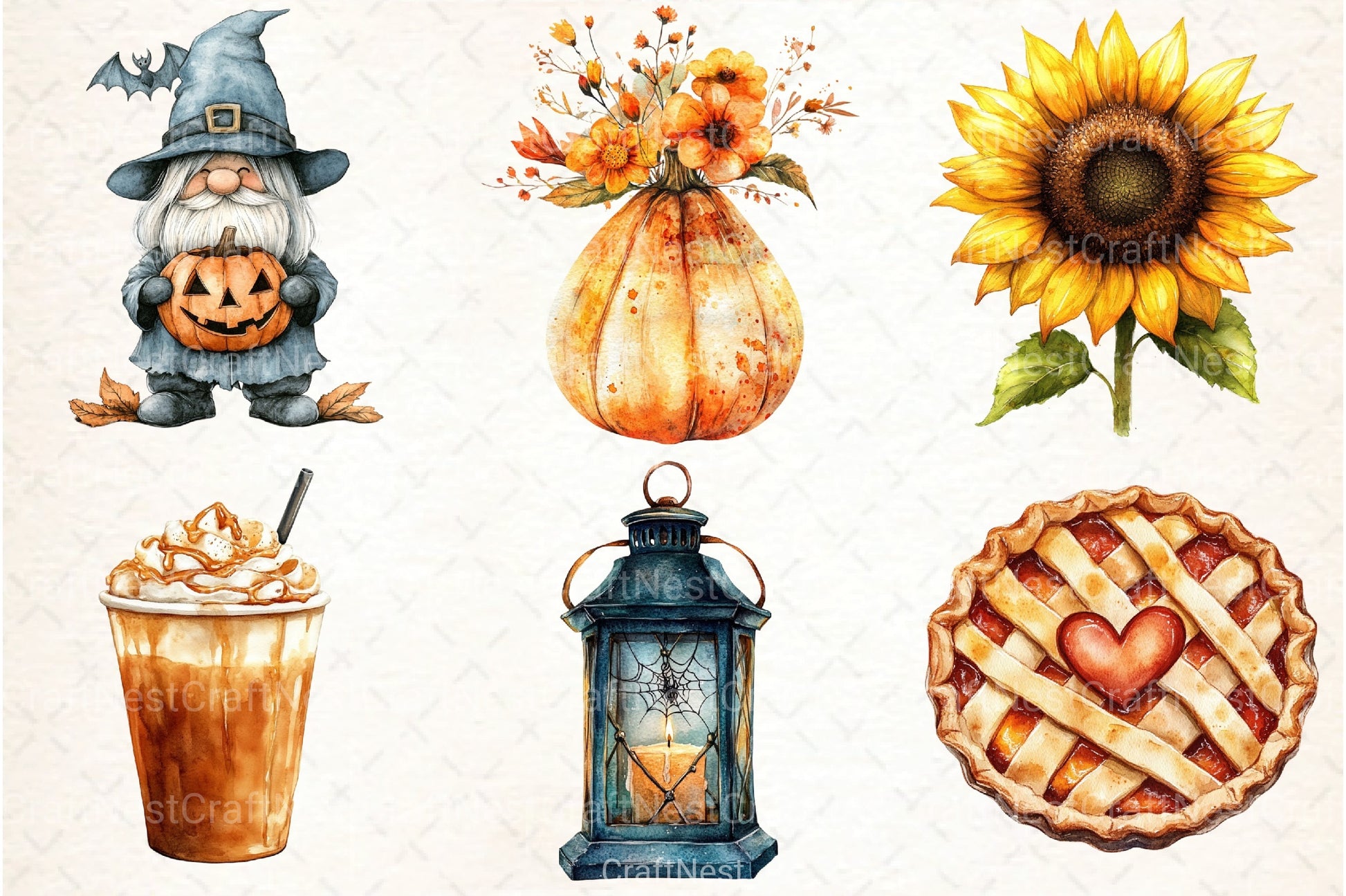 Halloween & Fall Clipart Bundle 17 - CraftNest - Digital Crafting and Art