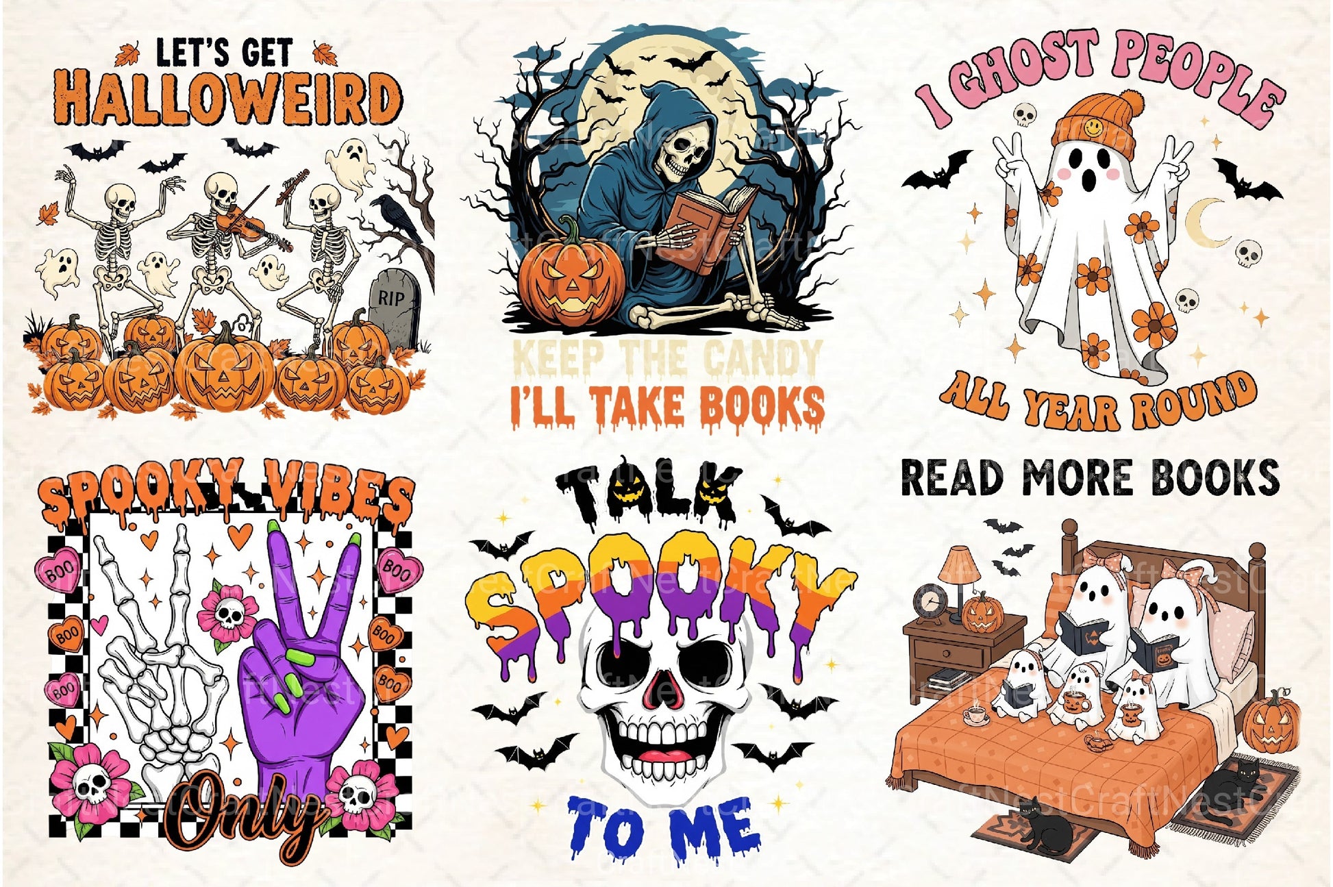 Funny Halloween Clipart Bundle 13 - CraftNest - Digital Crafting and Art