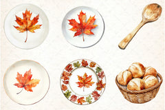Thanksgiving Table Setting Clipart Bundle - CraftNest - Digital Crafting and Art