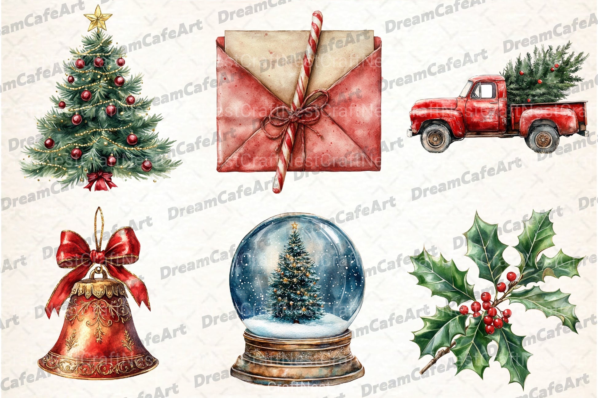 Christmas Clipart Bundle Set - CraftNest - Digital Crafting and Art