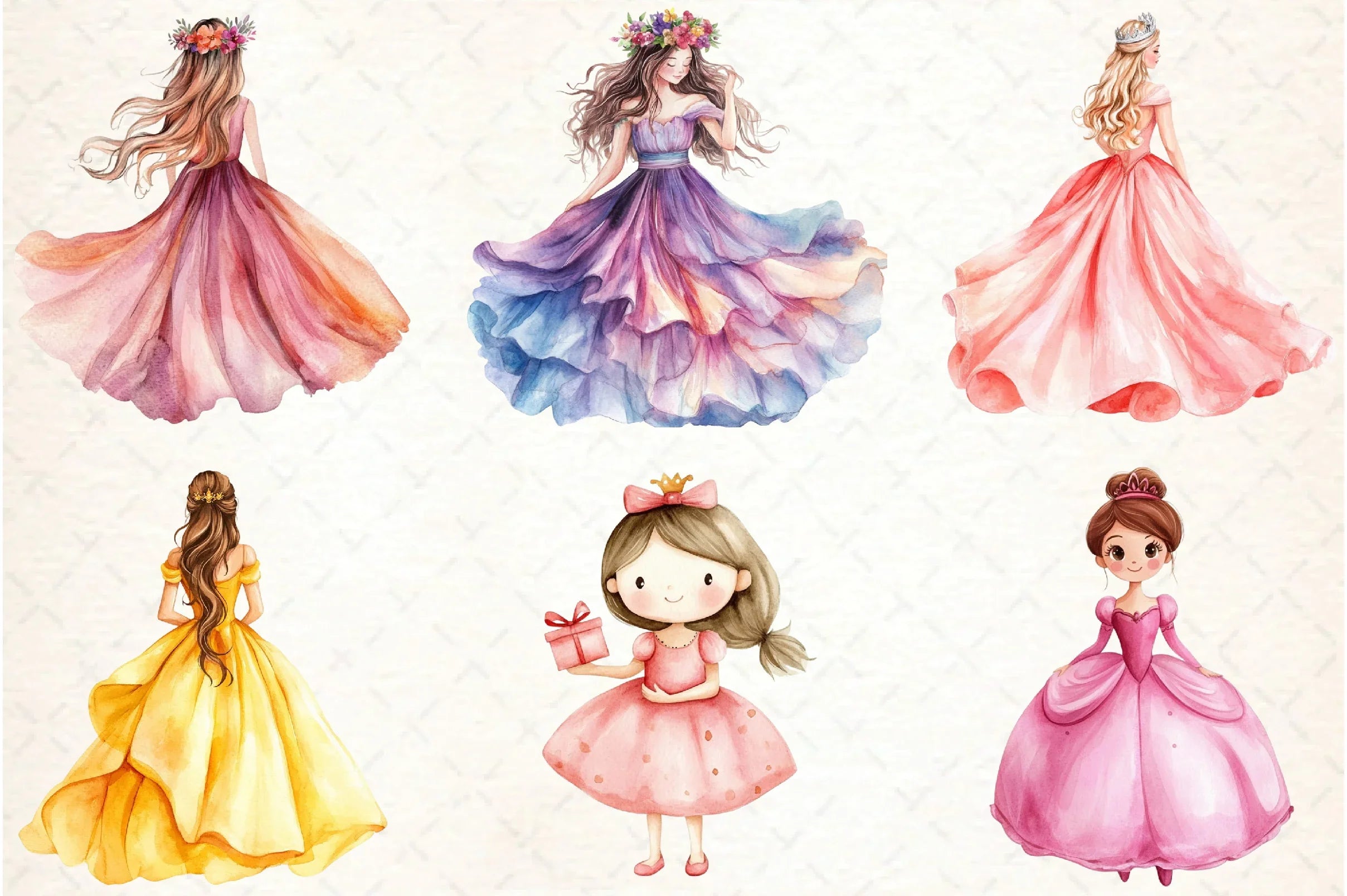 Princess Clipart Bundle - CraftNest - Digital Crafting and Art